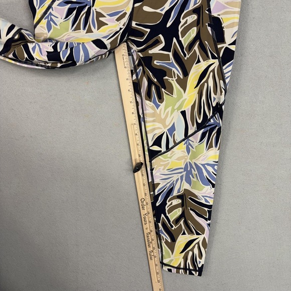 Sweaty Betty Leggings Womens Medium Colorful Power 7/8 Pocket Yoga Running - Picture 5 of 15